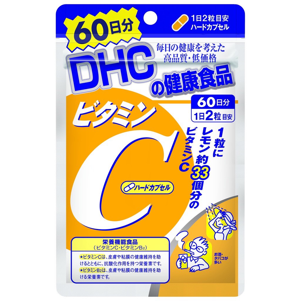 Viên uống DHC Vitamin C Nhật Bản 120 viên dùng 60 ngày